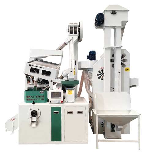 Máquina combinada de beneficiamento de arroz com capacidade para 15 toneladas por dia